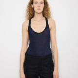 Discover the Sonia Rykiel Body – a size 38, form-fitting piece crafted from a viscose, cotton, linen, and elastane blend. In very good condition, modeled by someone 5'11" tall.