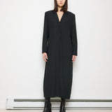 Fattaneh Bahari Coat, 51-inch length, 15-inch shoulders, size 14. Model is 5'9", in good condition