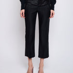 Discover the Nolita NYC Capri Pants – a 33-inch length, 15.5-inch waist low-rise pant, made in Italy. In very good condition, modeled by someone 5'11" tall.