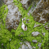 Vintage Sterling Silver Shell Necklace