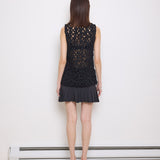 Elie Tahari Knitted Wool Vest, 26-inch length, 18-inch bust laid flat. Model is 5'9", very good condition