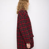 Ellen Tracy Plaid Coat