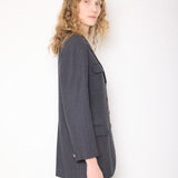 Wool Vintage Striped Blazer