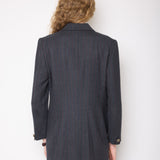 Wool Vintage Striped Blazer