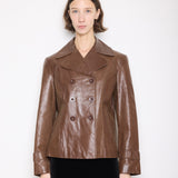 NY Brown Leather Jacket