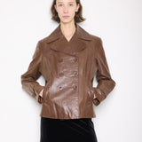 NY Brown Leather Jacket