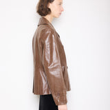 NY Brown Leather Jacket