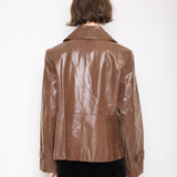 NY Brown Leather Jacket