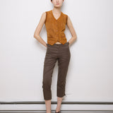 Brown Suede Vest