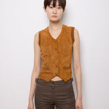 Brown Suede Vest