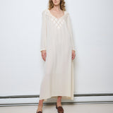 Vintage Malizia by La Perla Silk Maxi Dress