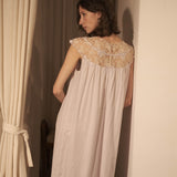 ODLR Embroidered Lilac Dress