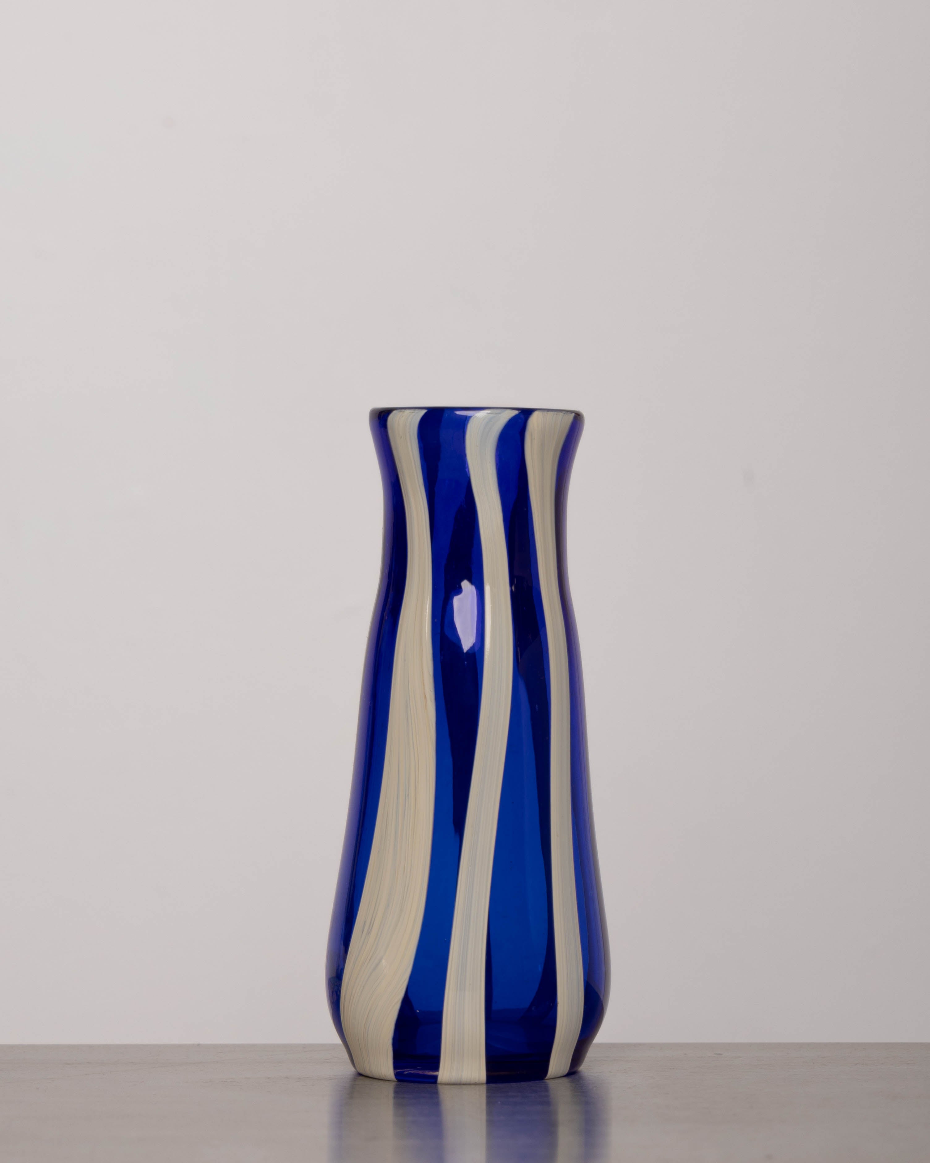 YAKUSH STRIPS Vase Blue - KHATA