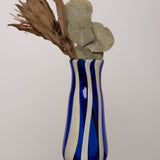 YAKUSH STRIPS Vase Blue - KHATA