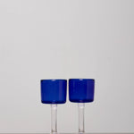 YAKUSH Wine Glass blue - KHATA