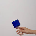 YAKUSH Wine Glass blue - KHATA