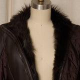 Prada Sport Late 90's Brown Leather Jacket