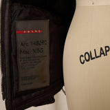 Prada Sport Late 90's Brown Leather Jacket