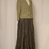 Don Sophisticates Herringbone Tweed Blazer with Contrast Lining