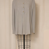 Early 90s Giorgio Armani Grey Silk Blouse