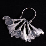 Calla Lily Flower Earrings Sterling Silver Mexico