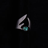 Sterling Silver Open Turquoise Statement Ring