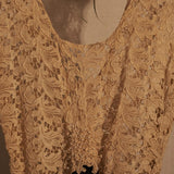 Vintage Lace and Velvet Dress